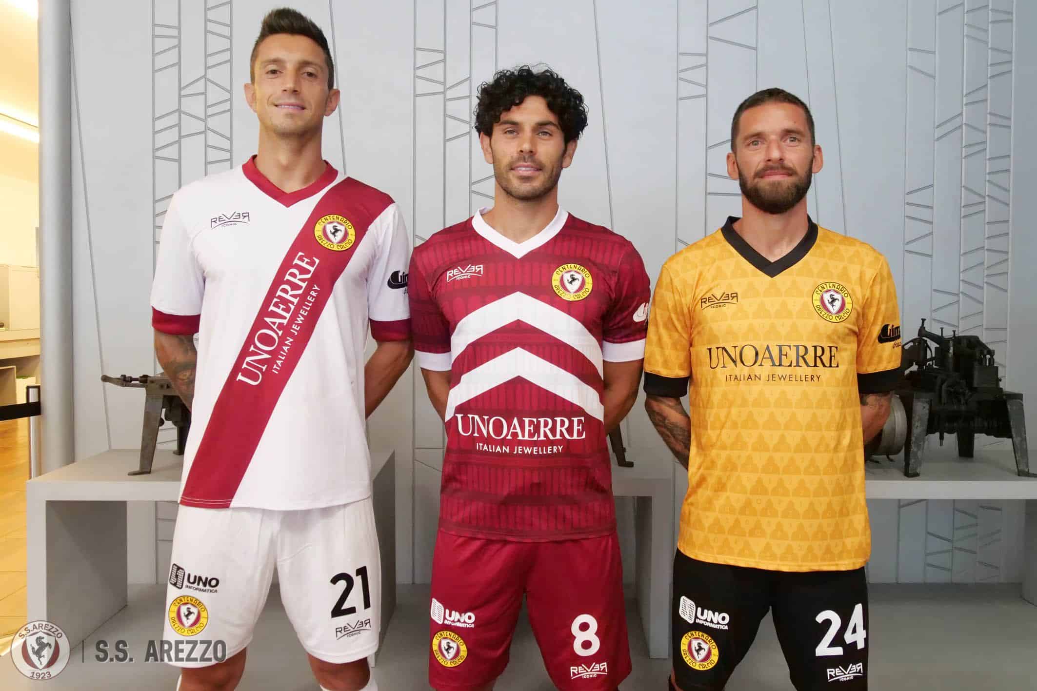 SS AREZZO » Presentate le maglie ufficiali per la stagione 2023-2024